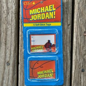 Michael Jordan Self-Stick Tags